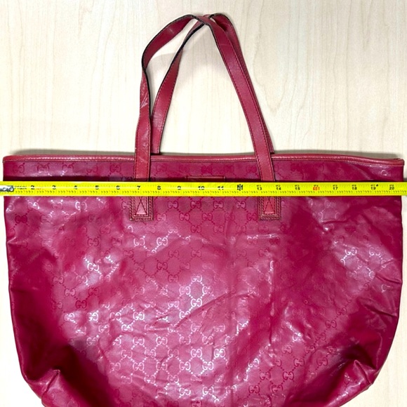 WOW - Poshmark - Authentic Gucci Leather GG Tote = OVER 20” L = It Is HUGE!! - Picture 16 of 16